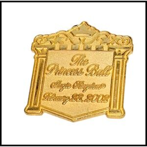 Disney The Princess Ball Magic Kingdom‎ Pin LE 3000 Gold Tone February 28 2002